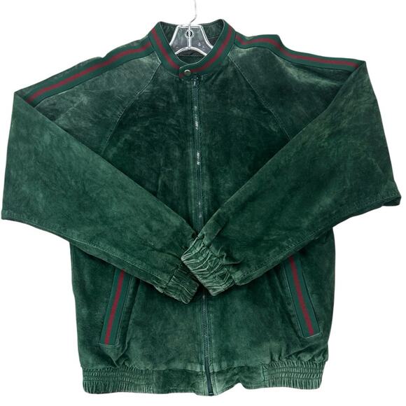 Dapper Dan VTG Authentic 90s Suede Leather Jacket Set SZ XL - Picture 3 of 10